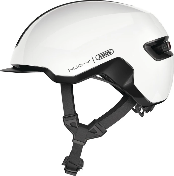 ABUS HUD-Y Helm shiny white