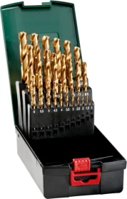 Metabo HSS-TiN Metallbohrer-Sortiment inkl. Werkzeugbox, 25-tlg.