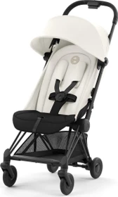Cybex Coya Matte Black Frame off white