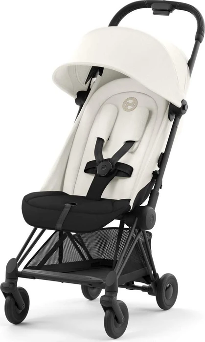 Cybex Coya Matte Black Frame off white
