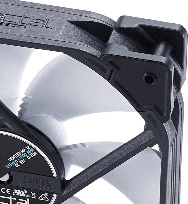 Fractal Design Venturi HP-12 PWM schwarz/weiß, 120mm