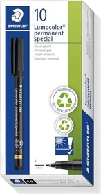 Staedtler Lumocolor special 319 permanent F schwarz, 10er-Pack