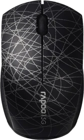 Rapoo Wireless Optical Mini Mouse 3300P+ schwarz, USB (17307)