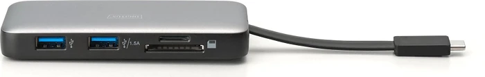 Digitus USB-C Travel Docking Station 7-Port , USB-C 3.0 [Stecker]