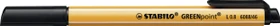 STABILO GREENpoint schwarz, 10er-Pack