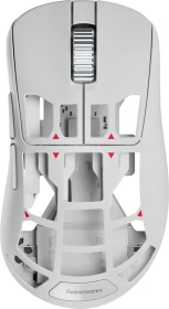 Pulsar Gaming Gears Feinmann F01 Wireless Magnesium First Edition mit Ladestation, Alpine White, USB (FMF02)