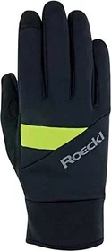 Roeckl Reichenthal Fahrradhandschuhe black/sulphur spring