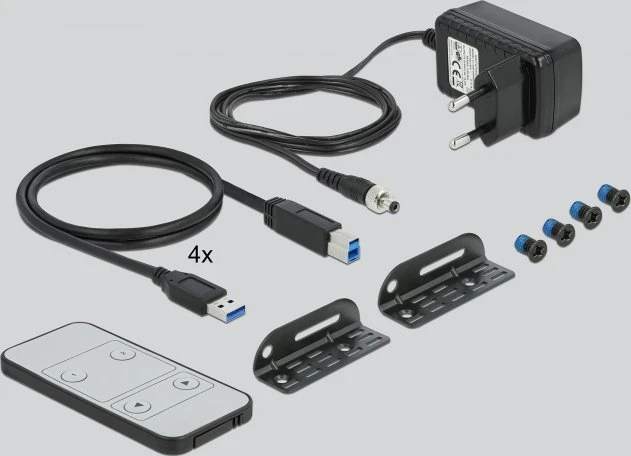 DeLOCK 4K 60Hz HDMI/USB KVM-Switch, 4-port