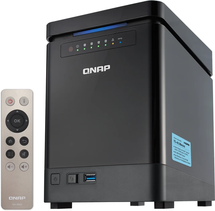 QNAP Turbo Station TS-453Bmini-4G, 4GB RAM, 2x RJ-45 1000Base-T, 4x USB-A 3.0