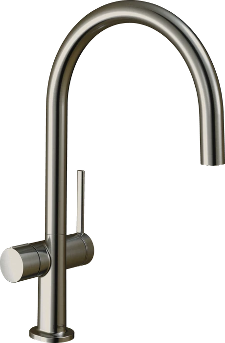Hansgrohe Talis M54 220 1jet mit Geräteabsperrventil edelstahl finish