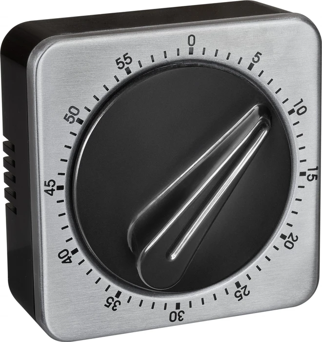 TFA Dostmann Küchen-Timer analog schwarz