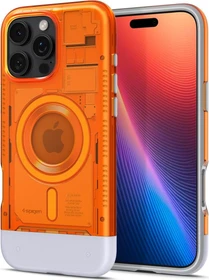 Spigen Classic C1 (Mag Fit) für Apple iPhone 16 Pro tangerine