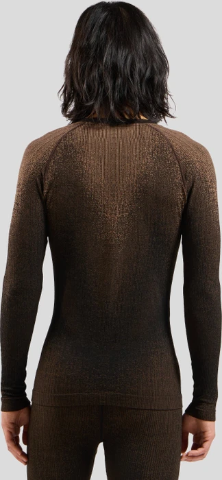 Odlo POW Blackcomb Baselayer Rundhals Funktionsshirt langarm fudge (Herren)
