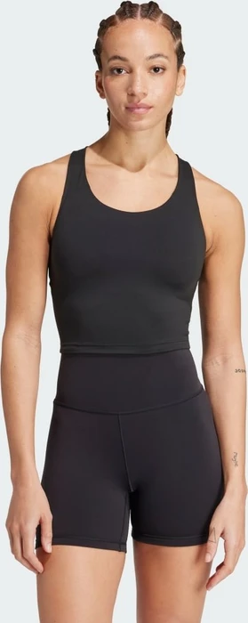 adidas All Me Medium-Support Long Line Bra Tanktop Sport-BH black (Damen)
