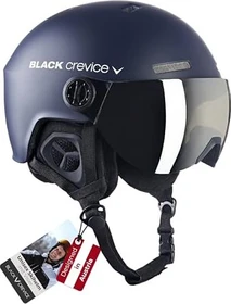 Black Crevice Gstaad Helm navy/white