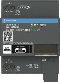 Busch-Jaeger DG-M-1.16.11 DALI-Gateway für Busch-free@home 16-fach, 4TE REG (2CDG510012R0021)