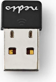 Nedis N150 Mini WLAN-adapter, 2.4GHz WLAN, USB-A 2.0 [Stecker] (WSNWN150BK)