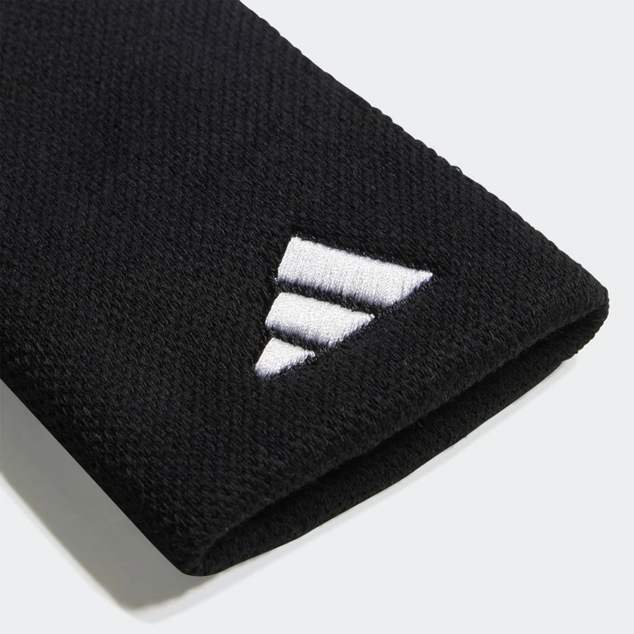 adidas Tennis L Schweißband schwarz/weiß