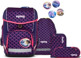 Ergobag Cubo PerlentauchBär 2025 Schulrucksack-Set, 5-tlg.