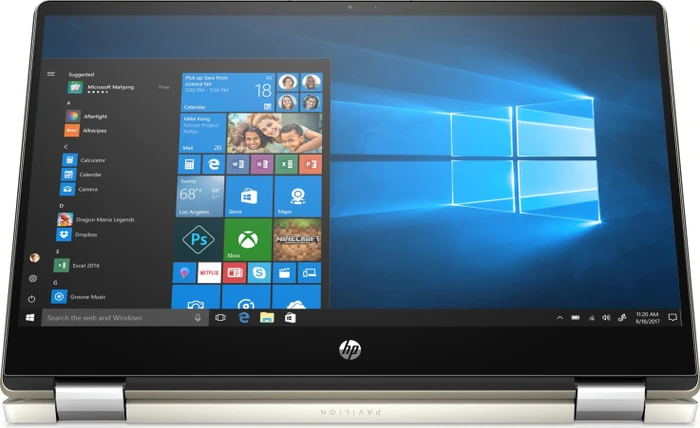 HP Pavilion x360 14-dh0109ng, Warm Gold/Luminous Gold, Core i7-8565U, 16GB RAM, 512GB SSD, GeForce MX250, DE
