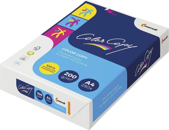 Mondi Color Copy Laserpapier hochweiß, A4, 200g/m², 250 Blatt