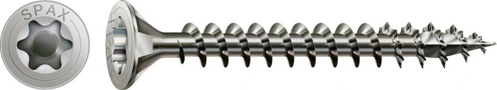 Spax Edelstahl rostfrei A2 4CUT T-STAR plus T30 Universalschraube, 6x50mm, 100 Stück