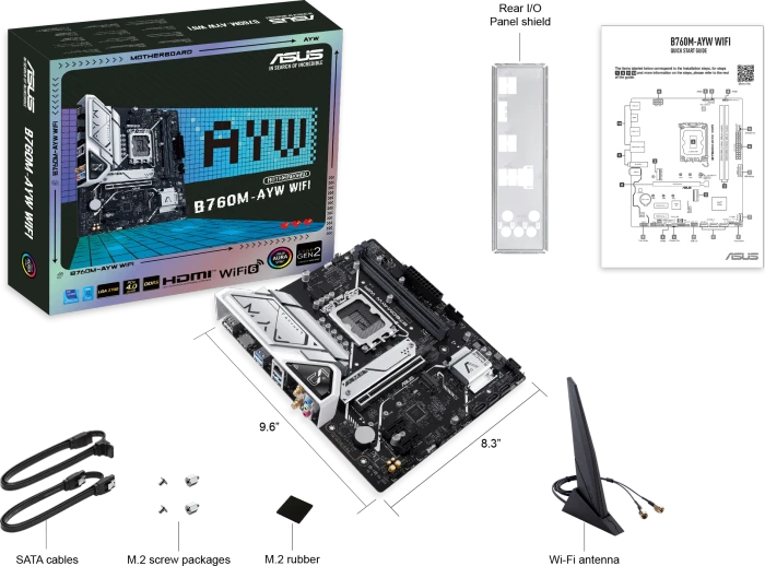 ASUS B760M-AYW WIFI (Intel 1700)