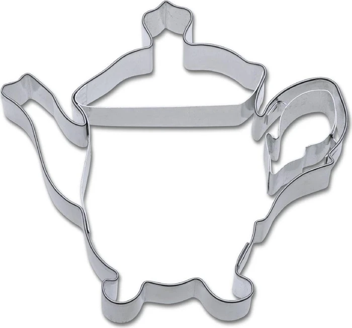 Städter Präge-Ausstecher Teekanne Kaffeekanne 8cm