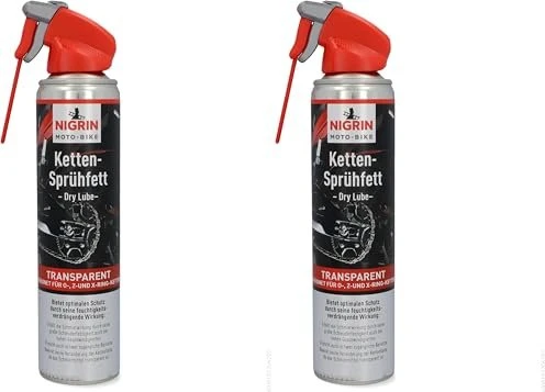 Nigrin MOTO-BIKE Ketten-Sprühfett Dry Lube transparent 400ml