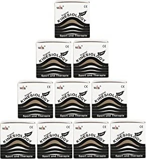 Nasara Kinesiology Tape Rolle 5cm x5m schwarz