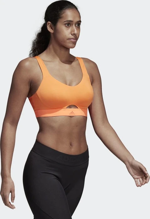 adidas Stronger For It Soft Sport-BH hi-res orange (Damen)