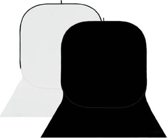 Lastolite Falthintergrund schwarz/weiß 180x215cm