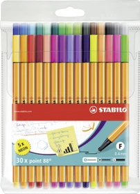 STABILO point 88 sortiert, 30er-Set, Etui