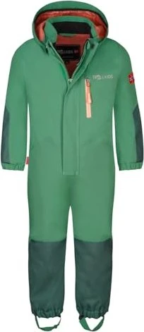 Trollkids Bergen Skianzug leaf green/dahlia (Junior)