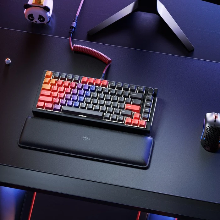 Glorious GPBT Keycaps, Kunststoff (PBT), Celestial Fire, rot/violett/orange/blau/schwarz, 114 Tasten (104+10), ANSI-US