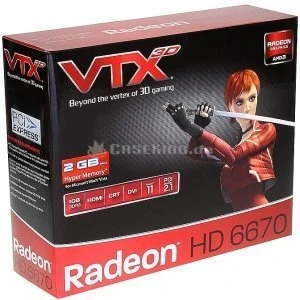 VTX3D Radeon HD 6670, 2GB DDR3, VGA, DVI, HDMI