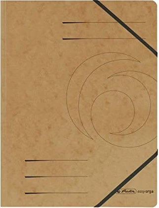 Herlitz Sammelmappe Colorspan mit Eckspanner, A4, braun, 5er-Pack