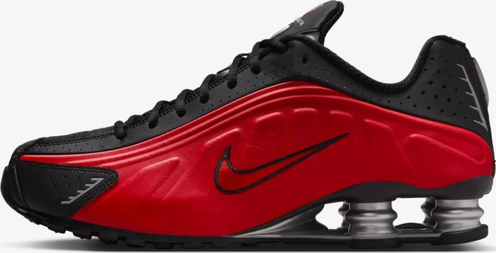 Nike Shox R4 university red/black/metallic silver (Herren)