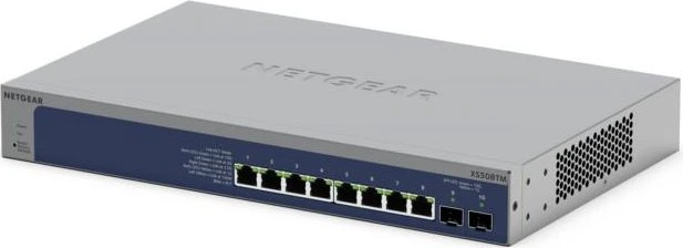 Netgear ProSAFE XS500TM Rackmount 10G Smart Switch, 8x RJ-45, 2x SFP+