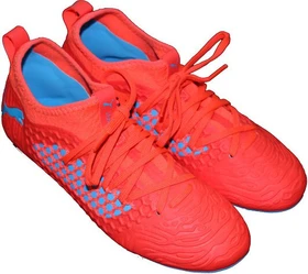 Puma Future 19.3 Netfit FG/AG red blast/bleu azur (Junior)