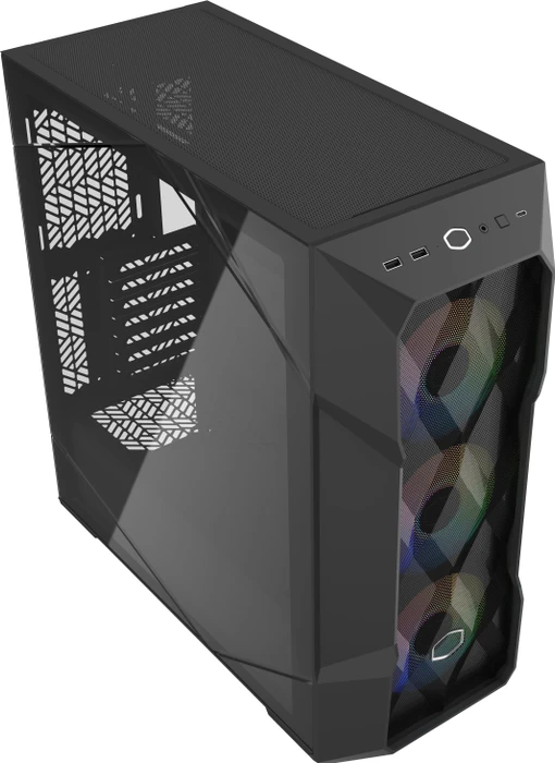 Cooler Master MasterBox TD500 Mesh V2, schwarz, Glasfenster