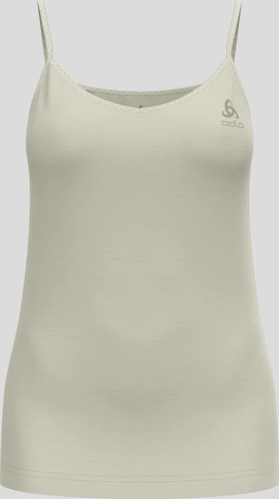 Odlo Natural Merino 160 V-Neck Funktionsshirt ärmellos agate gray (Damen)