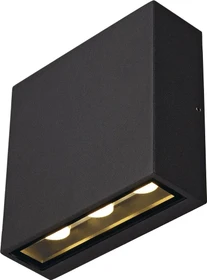 SLV Big Quad Up/Down Wandleuchte anthrazit