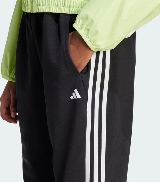 adidas Aeroready Train Essentials 3-Streifen Trainingshose lang schwarz/weiß (Damen)