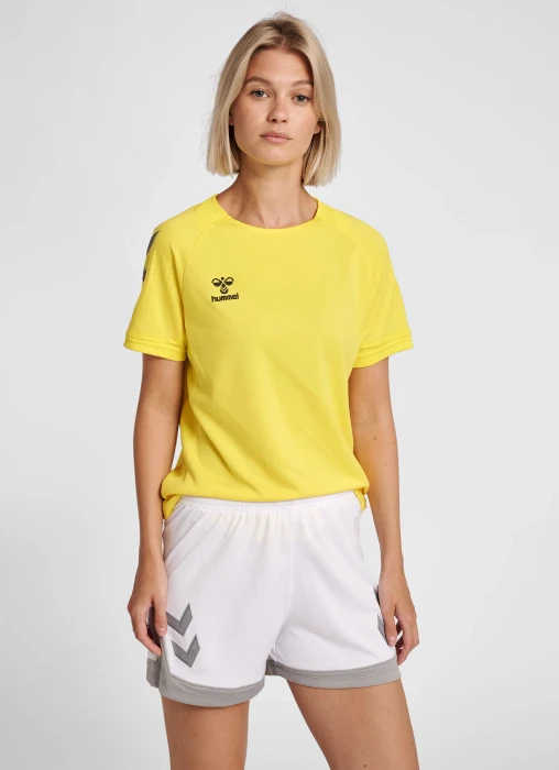 hummel Lead Poly Trikot kurzarm blazing yellow (Damen)