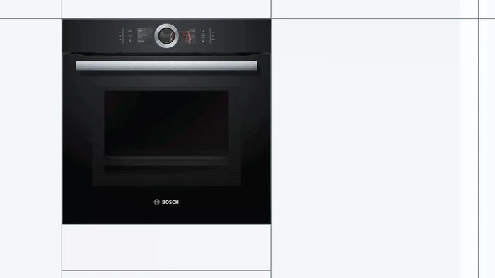 Bosch Serie 8 HNG6764B6 Backofen mit Mikrowelle und Dampfunterstützung