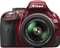 Nikon D5200 rot mit Objektiv AF-S DX 18-55mm 3.5-5.6 G II VR Vorschaubild