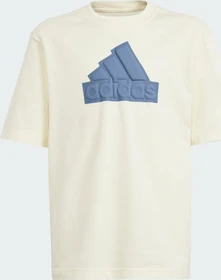 adidas Future Icons Logo Piqué T-Shirt kurzarm ivory/preloved ink (Junior)