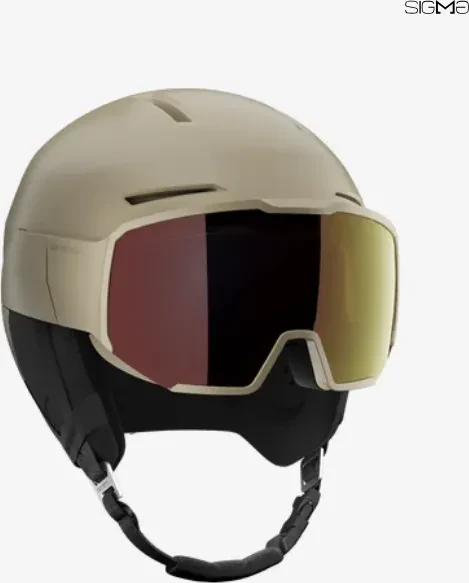 Salomon Osmo Pro Sigma Photo Helm light bronze metallic/black