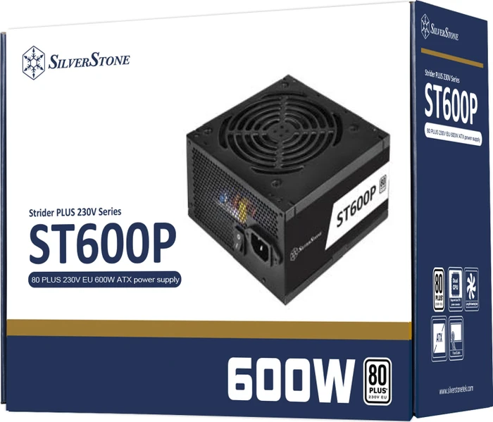 SilverStone Strider ST Series ST600P 600W, ATX 2.4